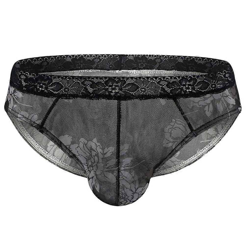 Mens Briefs Underwear Breathable Elastic Black XL For Men 1Set