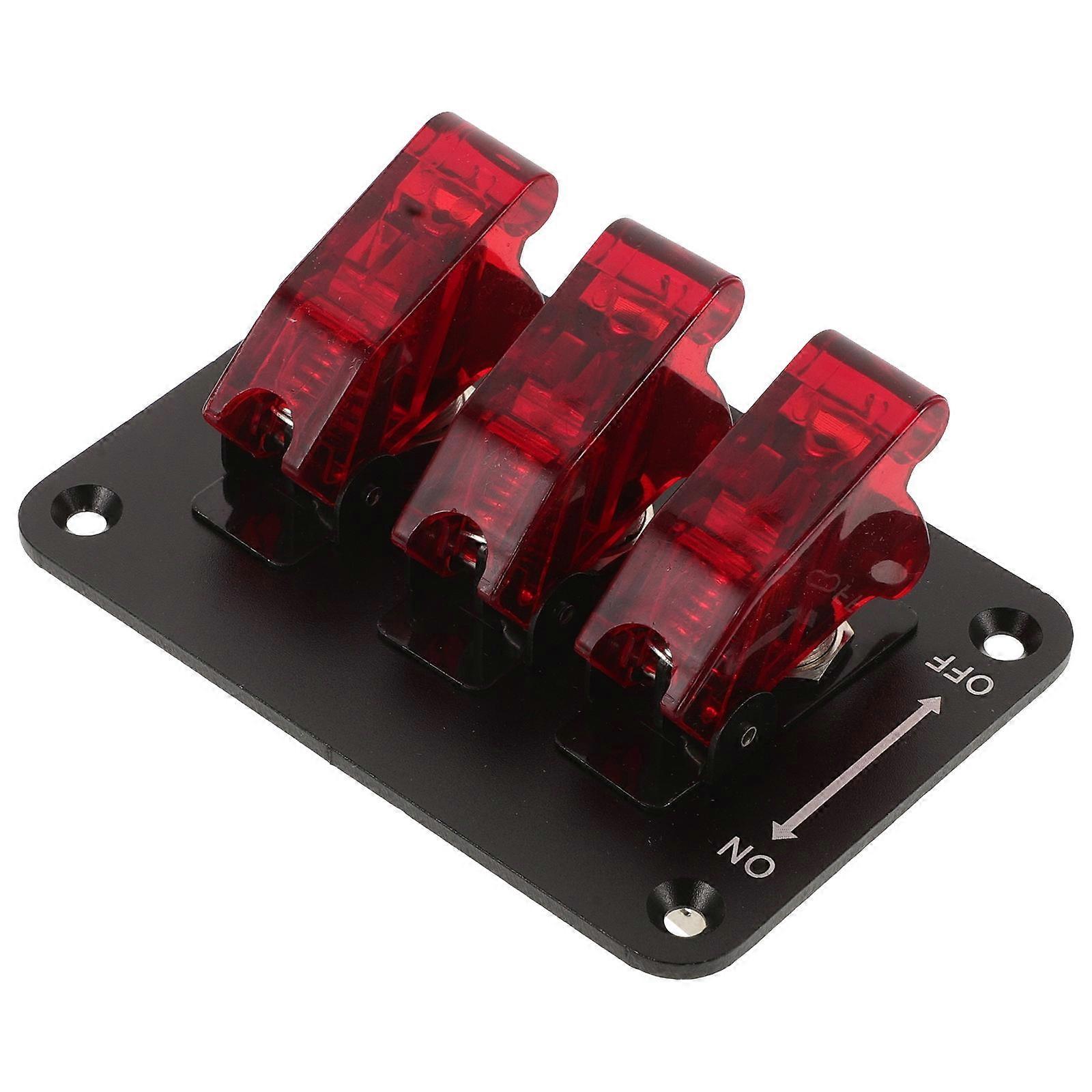 Marine Toggle Switch Square Shape Visual Indication Waterproof Design Suitable For Wet Environments 9.80X7.80X7.00CM 1Pack