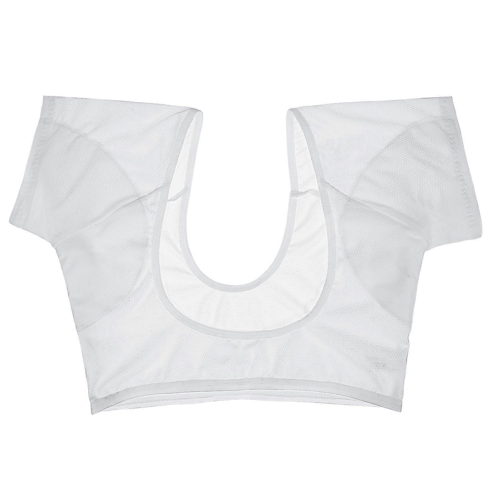 Sweat Proof Undershirt Women Underarm Sweat Absorbent Vest Yoga Short Sleeve Comfortable 1Pcs