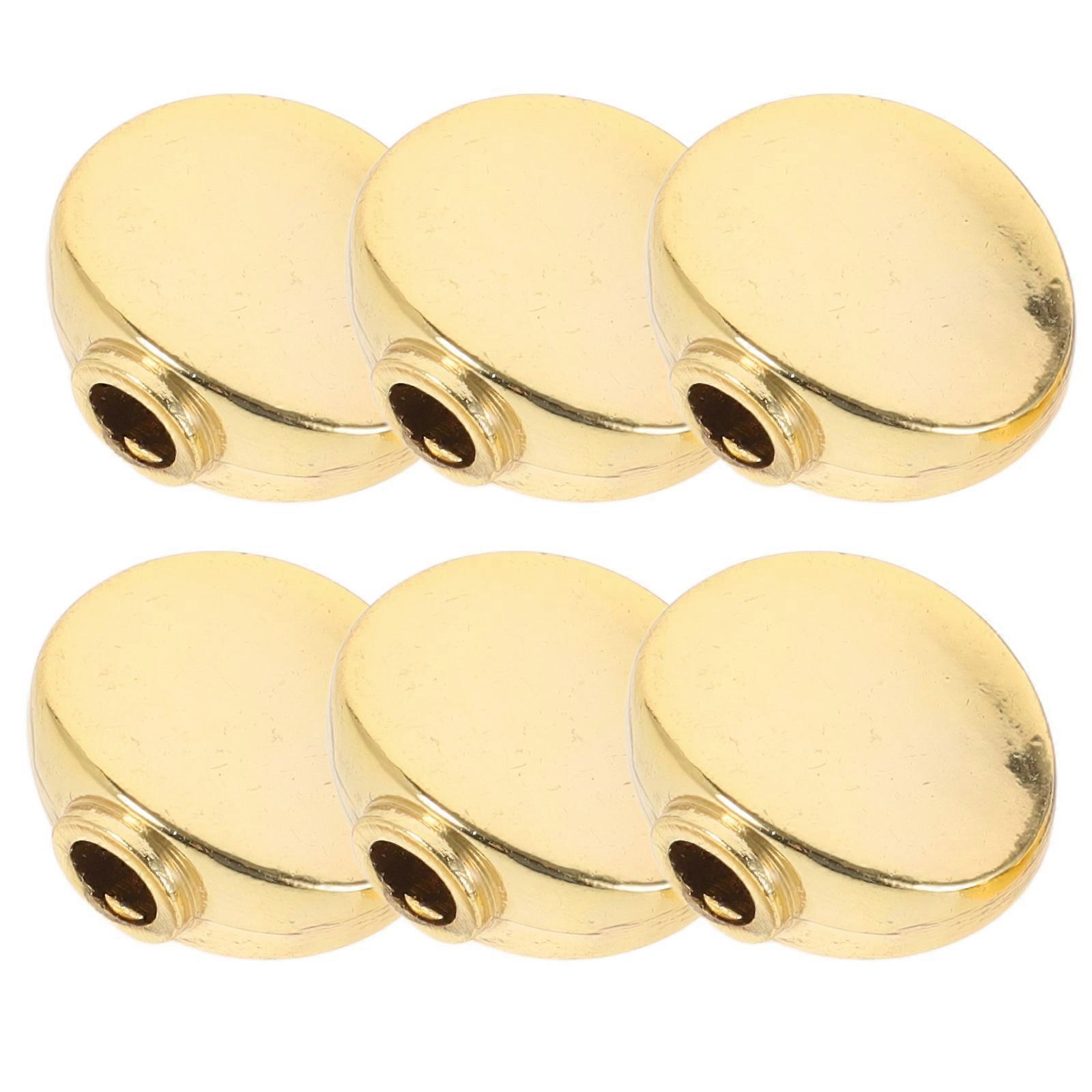 Guitar Tuning Machines Oval Zinc Alloy For Guitar Bass Parts Tuning Adjustment 6Pcs