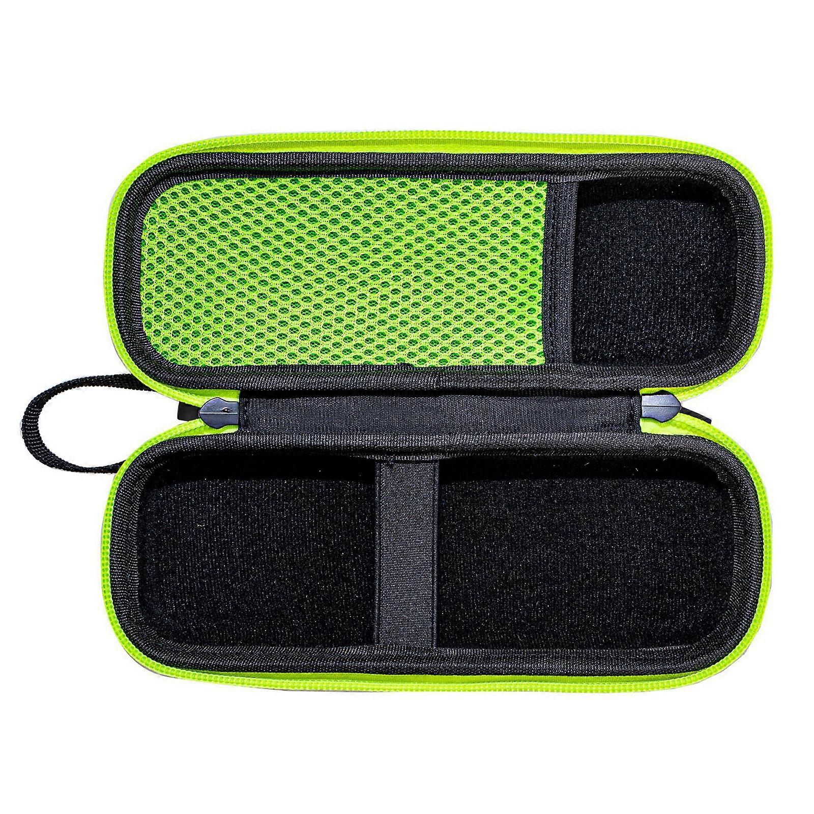 Portable Shaver Storage Bag with multiple Compartments Shockproof Interior Trimmers Organizers Pouch Suitable for Shavers