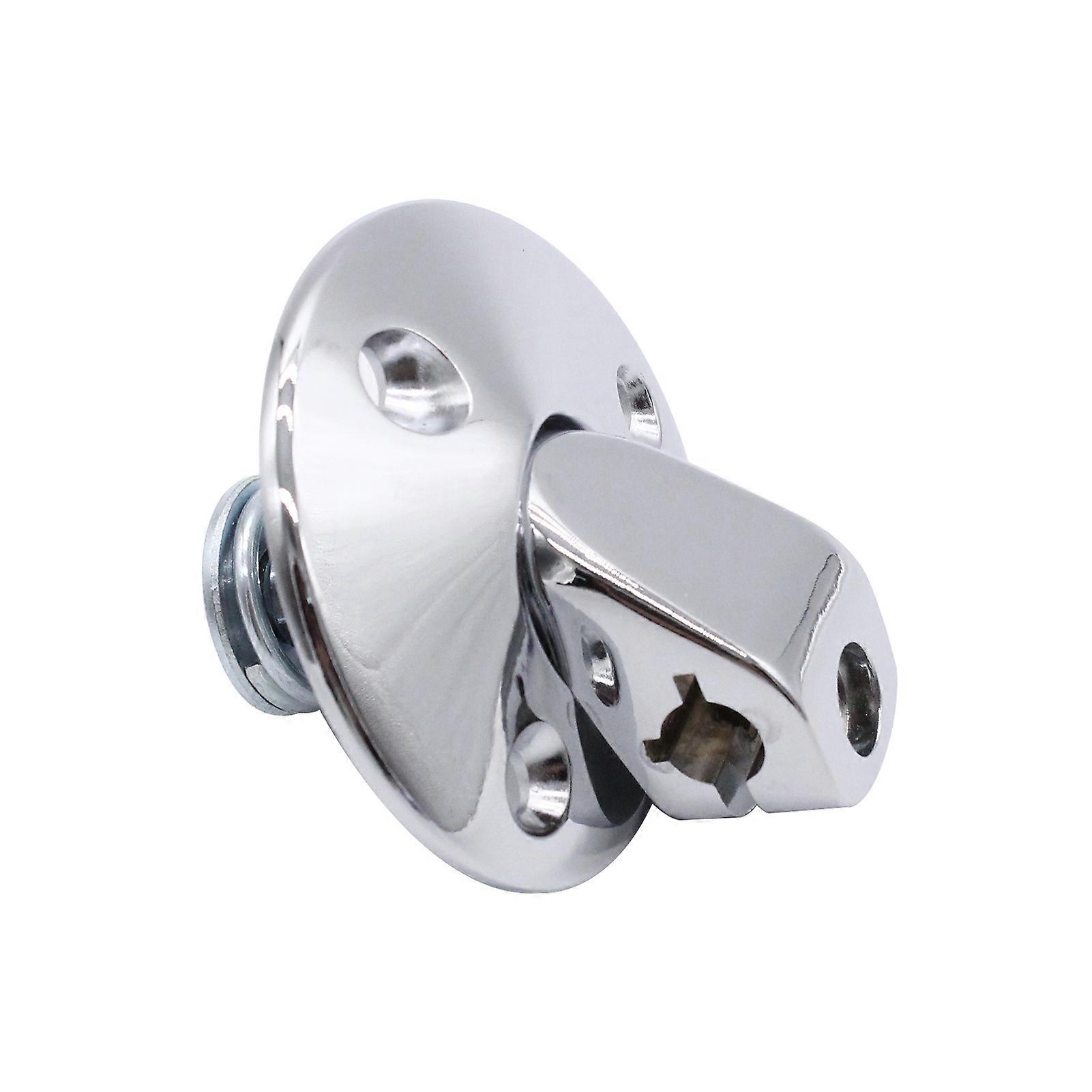 One Pair Sunvisor Support Brackets Kit Chrome with Screws Bushing