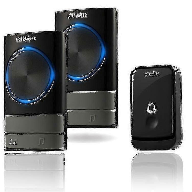 Wireless Doorbell, Adjustable Volume, Moisture-proof And Rust-proof (b)