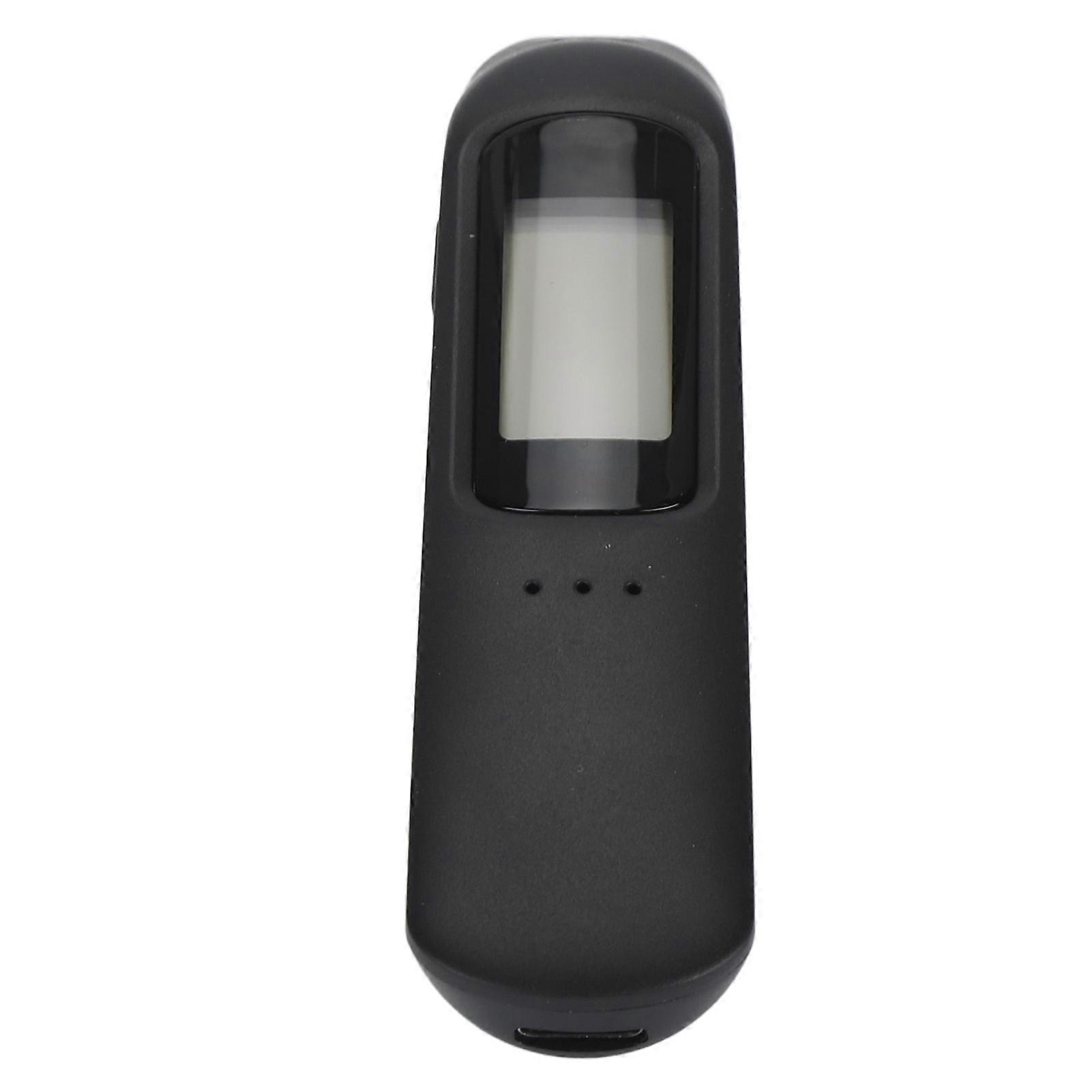 Breath Alcohol Tester LCD Display Voice Broadcast Non Contact Blowing Drunk Driving Detector 