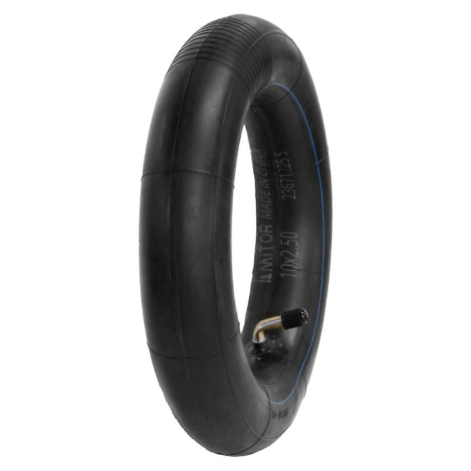 Inner Tube 10 x 2.50 for Electric Scooter Compatible with 10 x 3, 255 x 80, 80/65-6.5, Urbanglide E-Cross Max 2 - Black