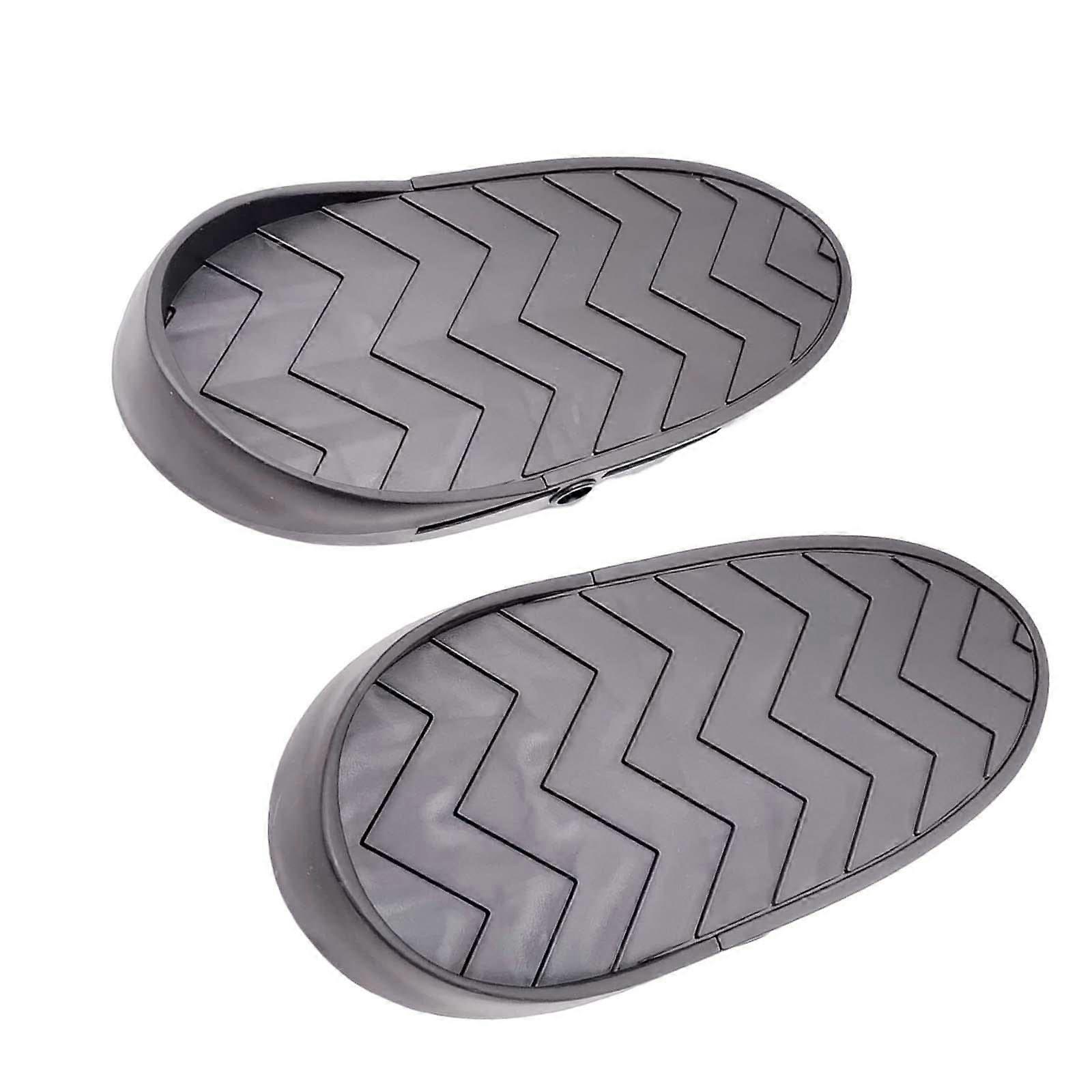 Rowing Machine Foot Pedals Set of 2, Adjustable Replacement Pedals for Indoor Rowers, High-Quality Rubber Grip