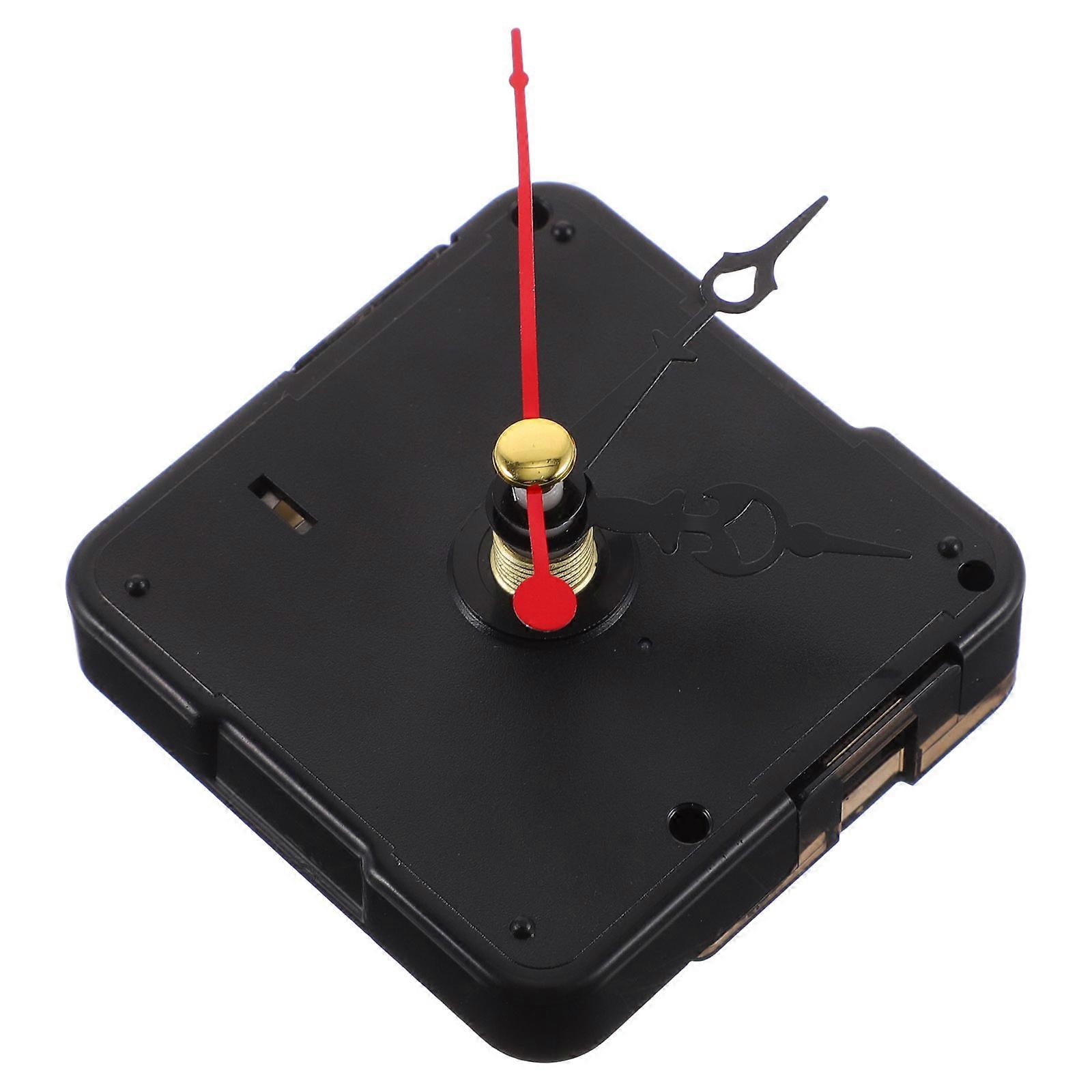 Mute Clock Movement 1Set Black Plastic Durability for DIY Use Clock Repair Kit