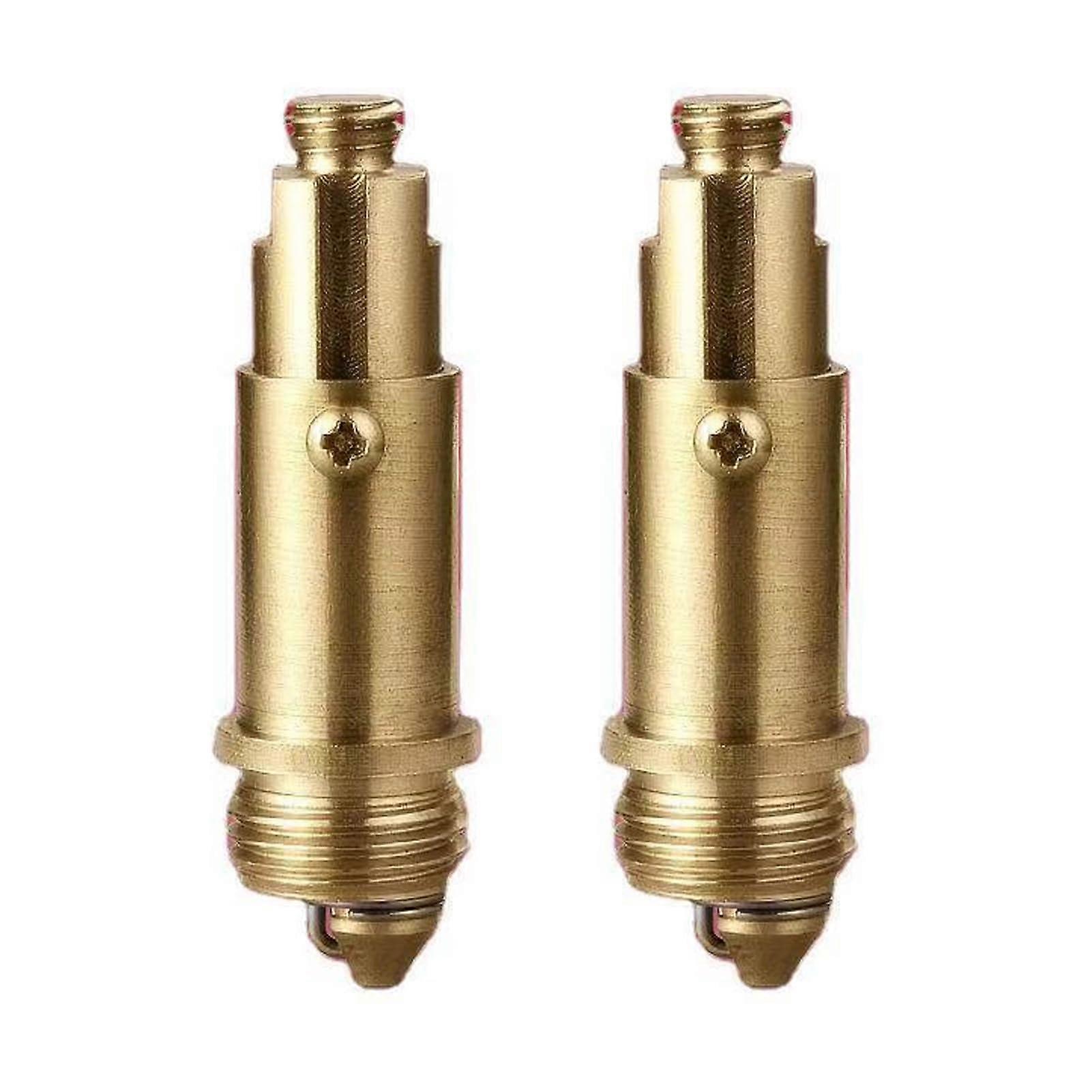 2 Pack Pop Up Click Clack Brass Bath Drain Spring Bolt Replacement for Sink and Bathtub – Easy Install Rust Resistant Durable