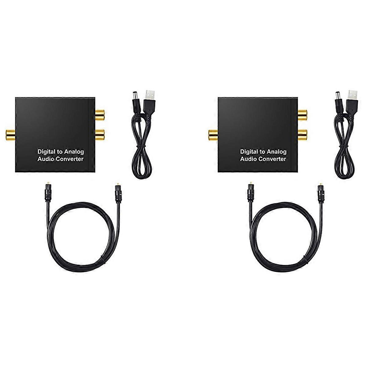3.5mm Jack Coaxial Optical Fiber Digital to Analog Audio Converter