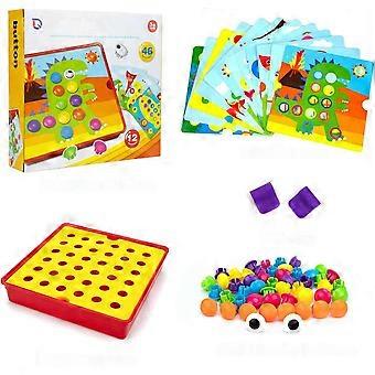 Kreatives DIY Puzzlespielzeug für Kinder ab 3 Jahren – Fördert die Hand-Auge-Koordination, Kreativität und Motorik