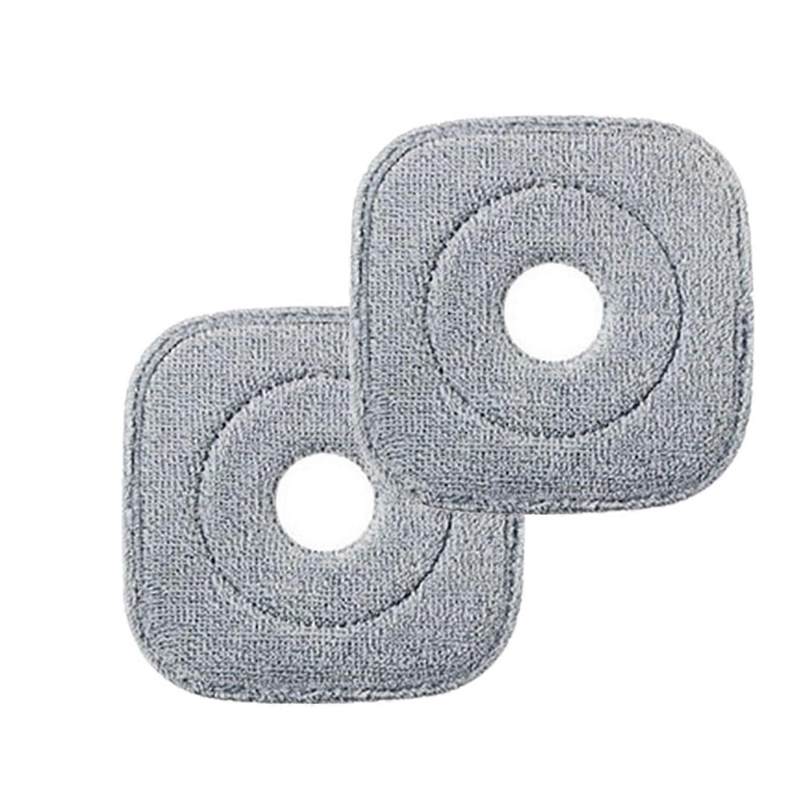 Mikrofaser Wischmopp Pads, Ersatz für quadratischen Universalmopp, 22 cm, 2 Stück Nachfüllset für Bodenreinigung
