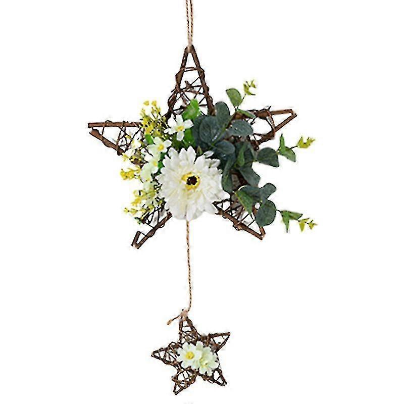 1pcs Pentagram Rattan Circle