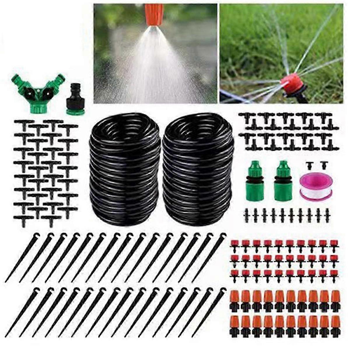 30 Meter DIY Automatic Flower Watering Kit - Dual 15 Meter System