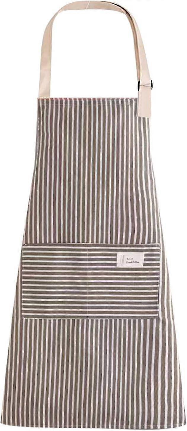 1pcs Adjustable Kitchen Apron with Pockets Waterproof for Cooking