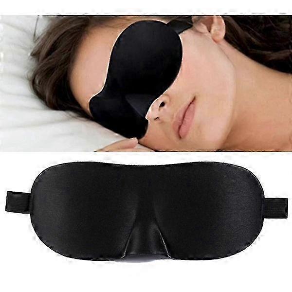 3-pack - 3D Sleep Mask / Eye Mask / Blindfold - Black