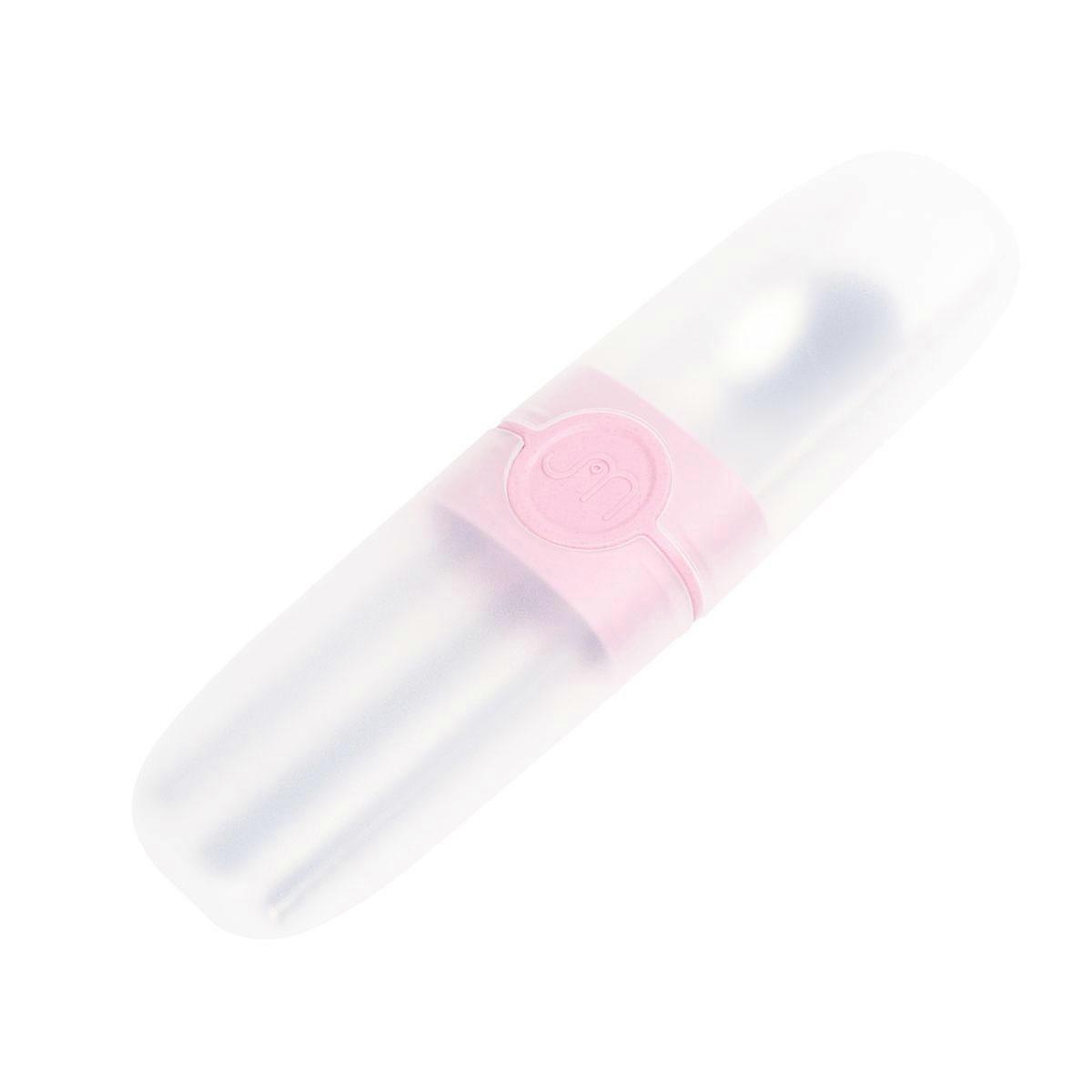 Picnic Cutlery Set 304 Stainless Steel Set Pink 3Pcs For Eating Noodles And Soups
