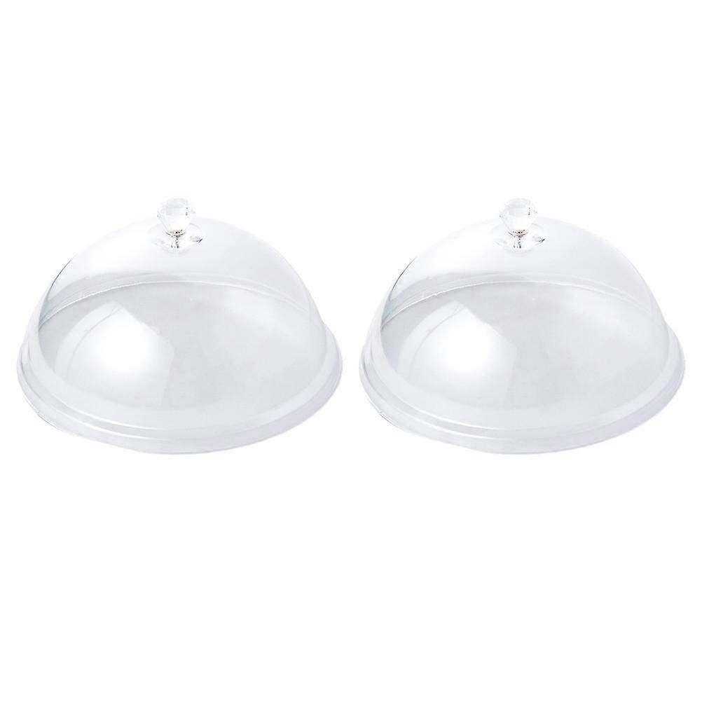 Transparent Acrylic Food Covers for Home Use Safe and with Modern Design 2 Pieces