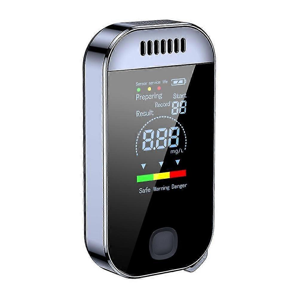 Alcohol Tester Portable High Breathalyzer Non-contacting Alcohol Detector Usb Rechargeable