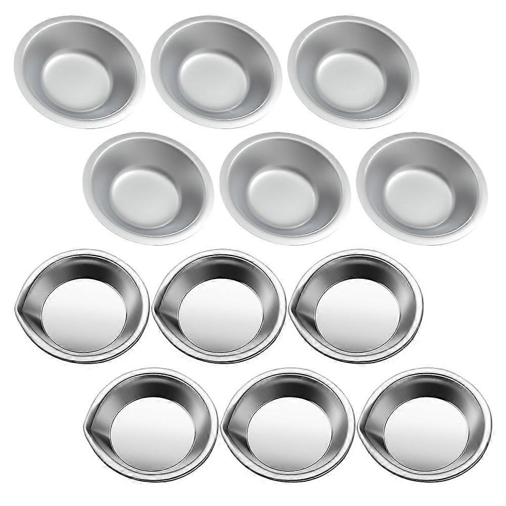 Multi-Function Watercolor Plate Amateurs Stainless Steel 12Pcs