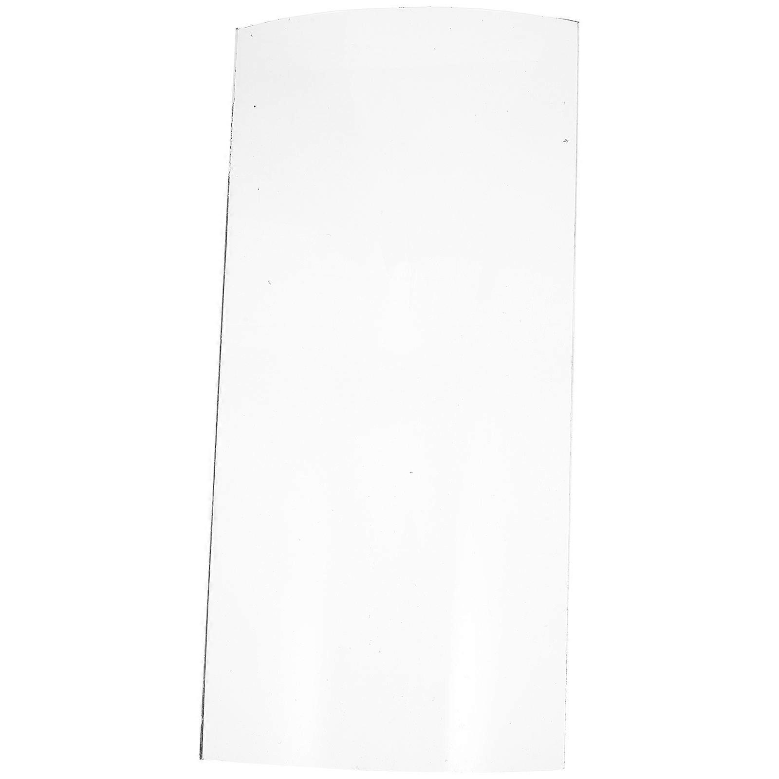 Glass Roof Tile Sunlight Room Decoration Garden Patio Cover Transparent 40x19cm Lightweight Rustproof 1Pcs