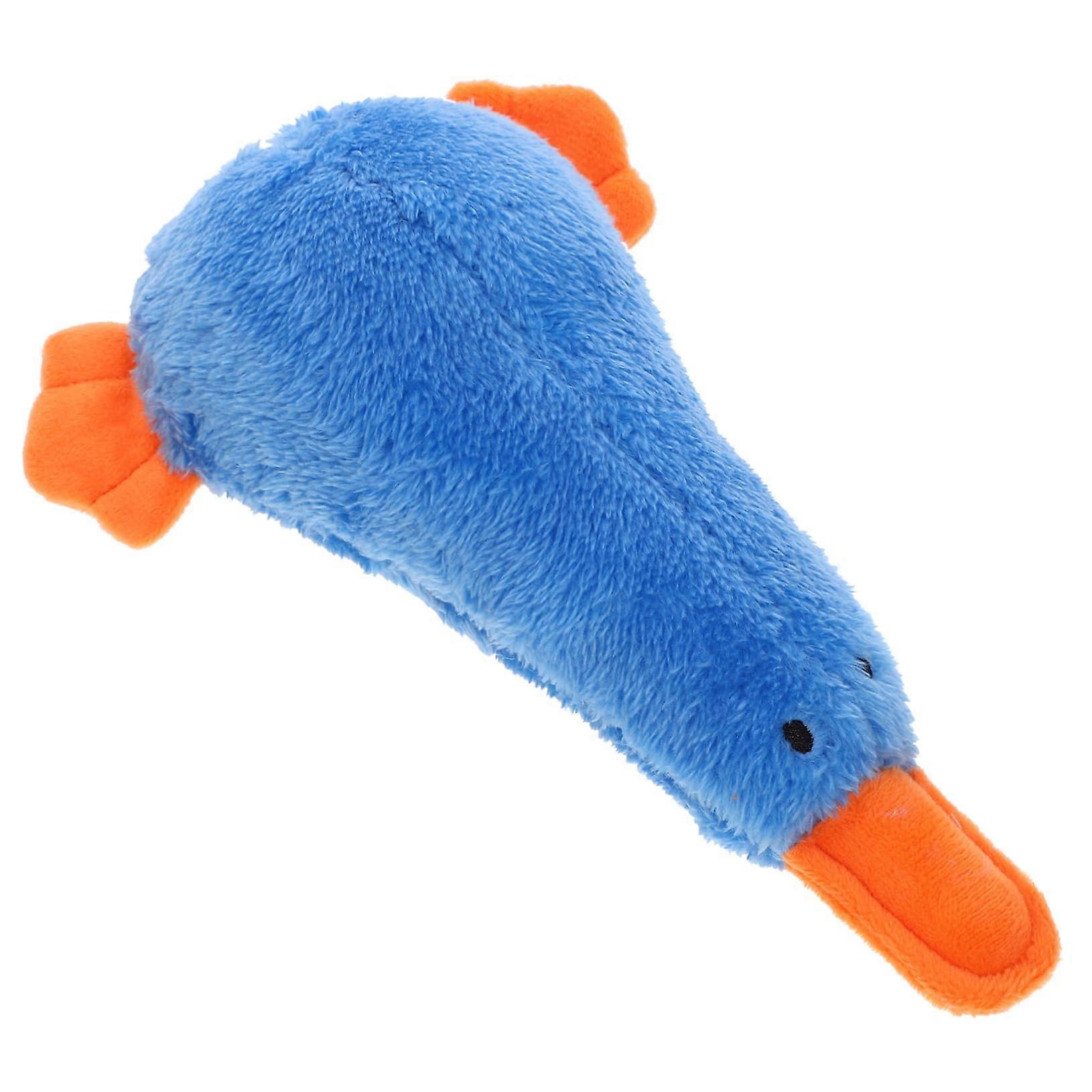 Plush Teething Dog Toy for Puppies - Soft Squeaky Chew Toy, Stuffed Cartoon Design, Durable Material, 30cm Size