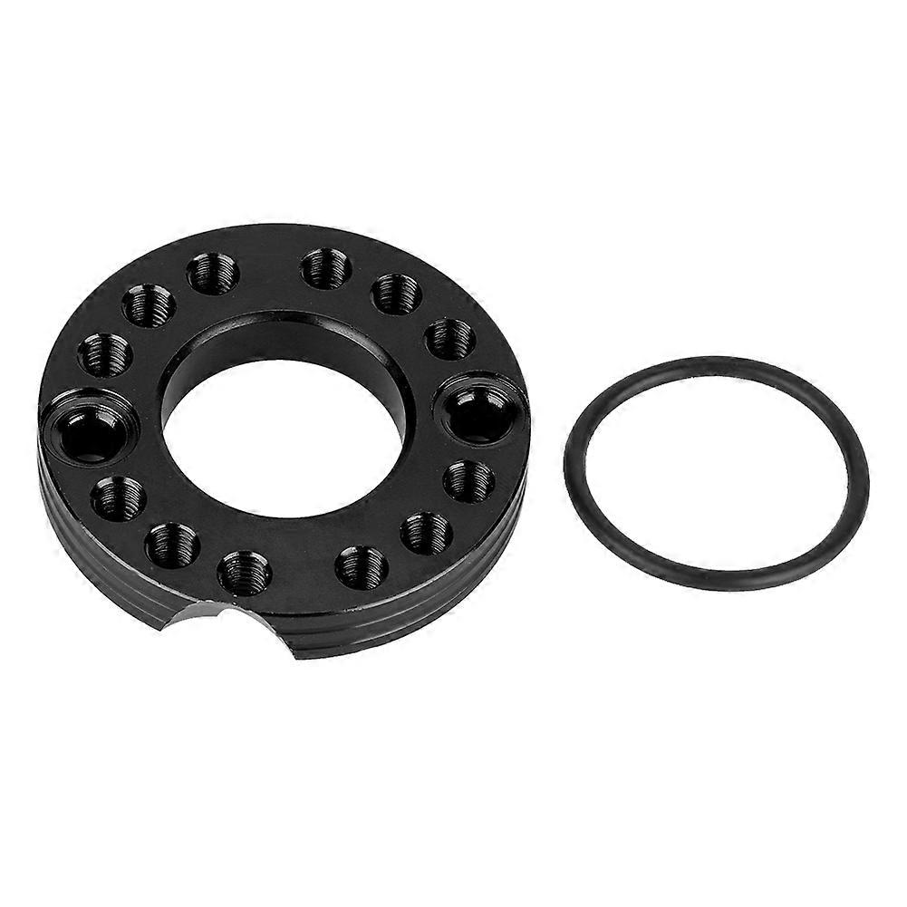 28mm CNC كارب منظم المكربن مدخل مشعب عداء لوحة لحفرة الدراجة الترابية (أسود)