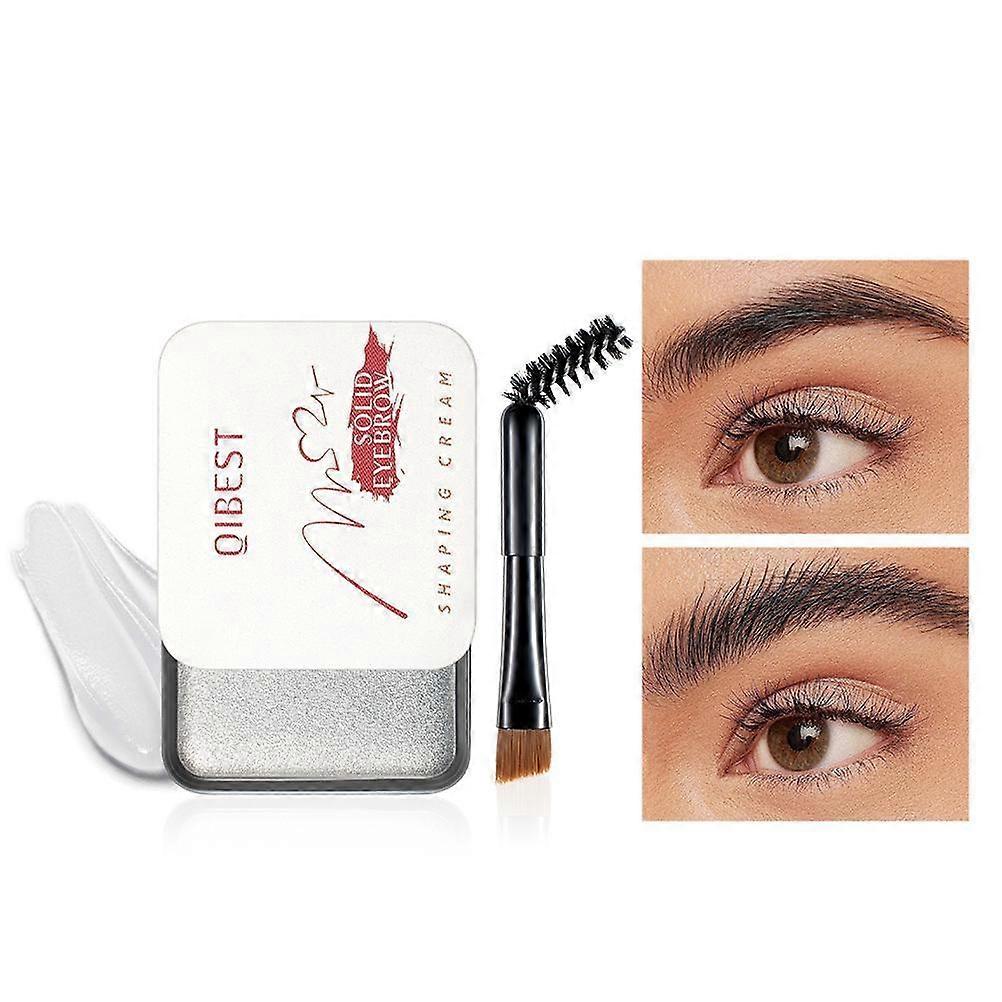 Brows Styling Soap Long Lasting Waterproof Smudge Proof Eyebrow Pomade 3D Brushed Up Eyebrows Defined Brows Soap