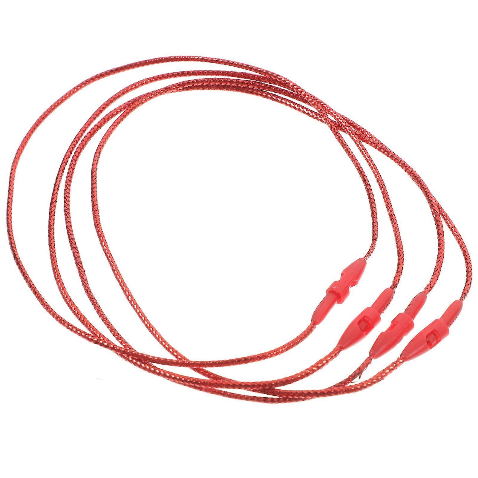 Mini Ornament Hooks Multipurpose Use Red For Christmas Crafts Quick Secure Hanging 100Pcs