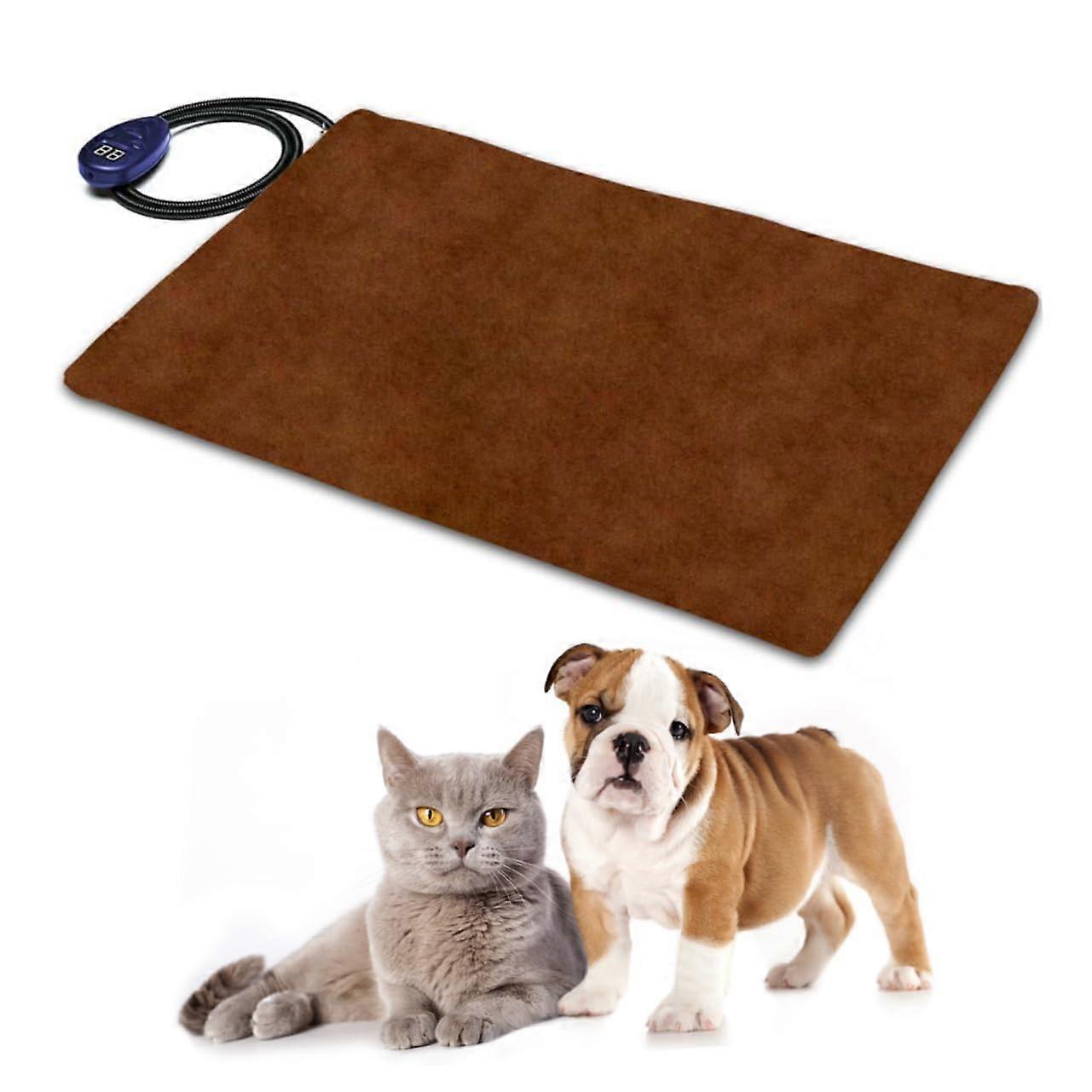 Waterproof Pet Heating Pad for Indoor Use with Removable Cover for Cats, EU Plug