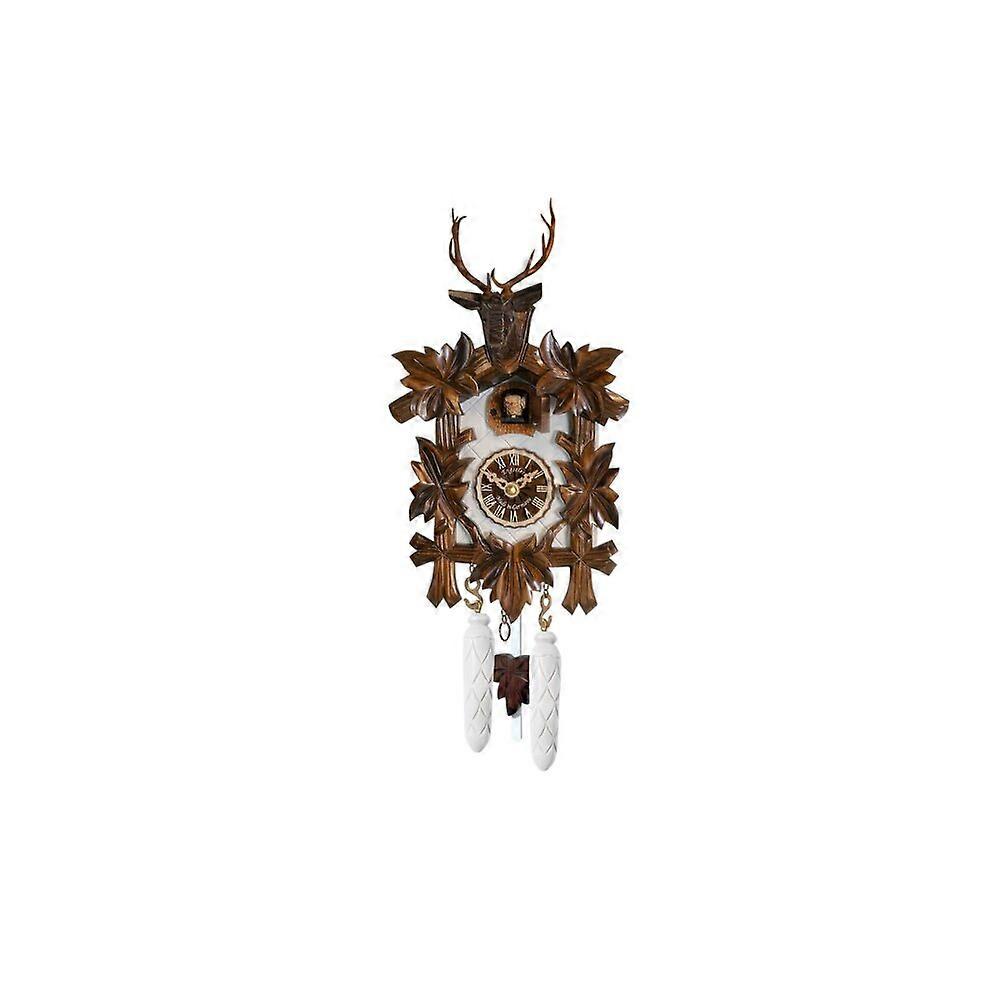 Engstler - 522/5/28_Q - Cuckoo Clock - Quartz - Walnut - 30 cm