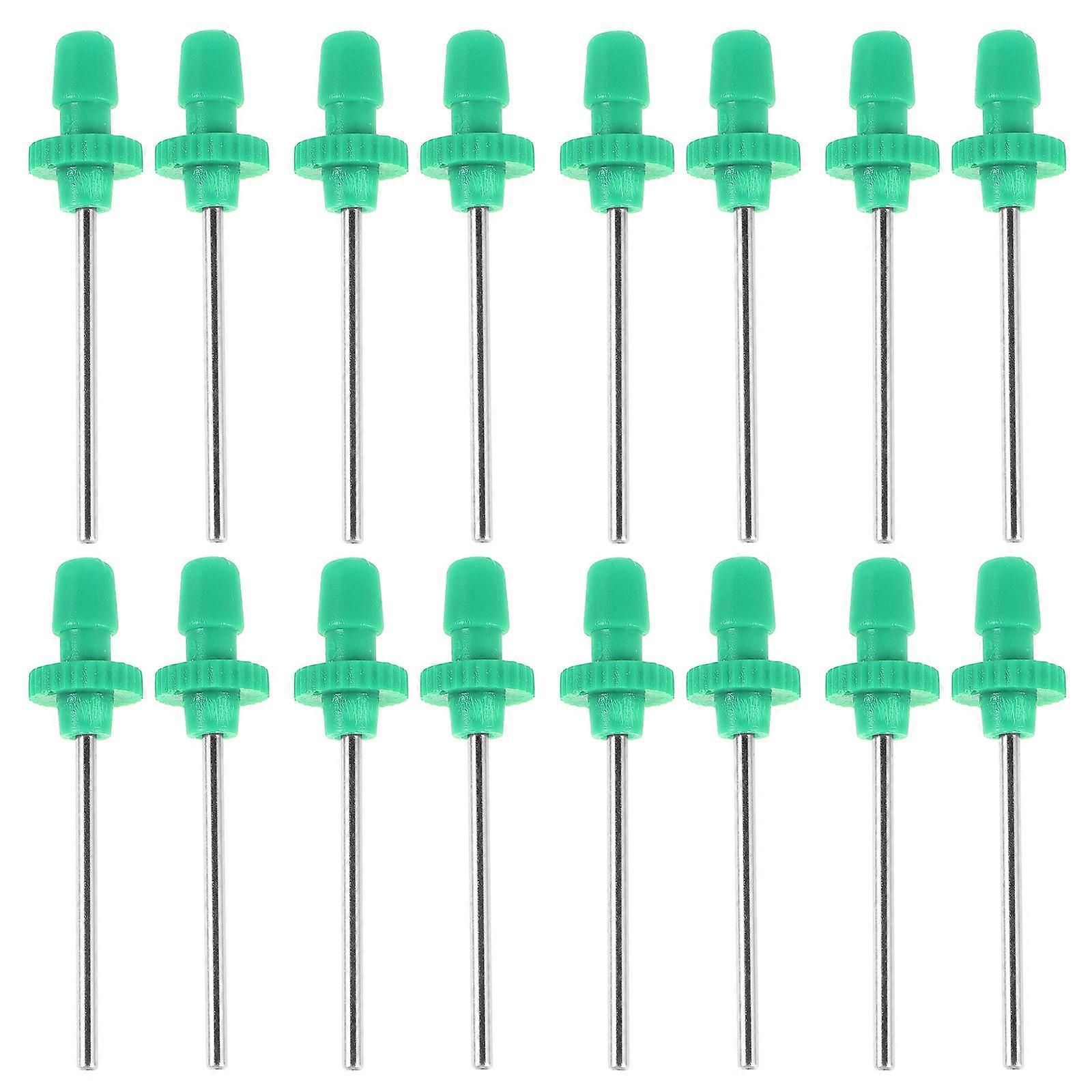 Ball Needle Air Pump Inflator Accessory For Basketball Safe Inflation 100Pcs Copper Plastic