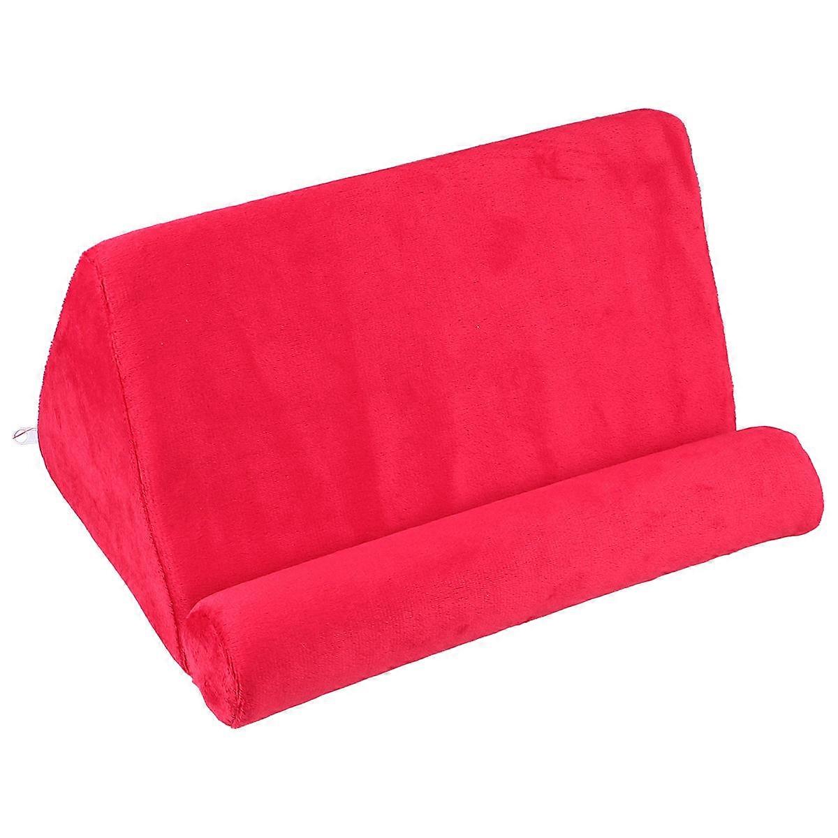 Phone Tablet Multi-Angle Triangular Support Pillow for Home Use Red Triangle Pillow Hands-Free Support Device Protection 1Pc