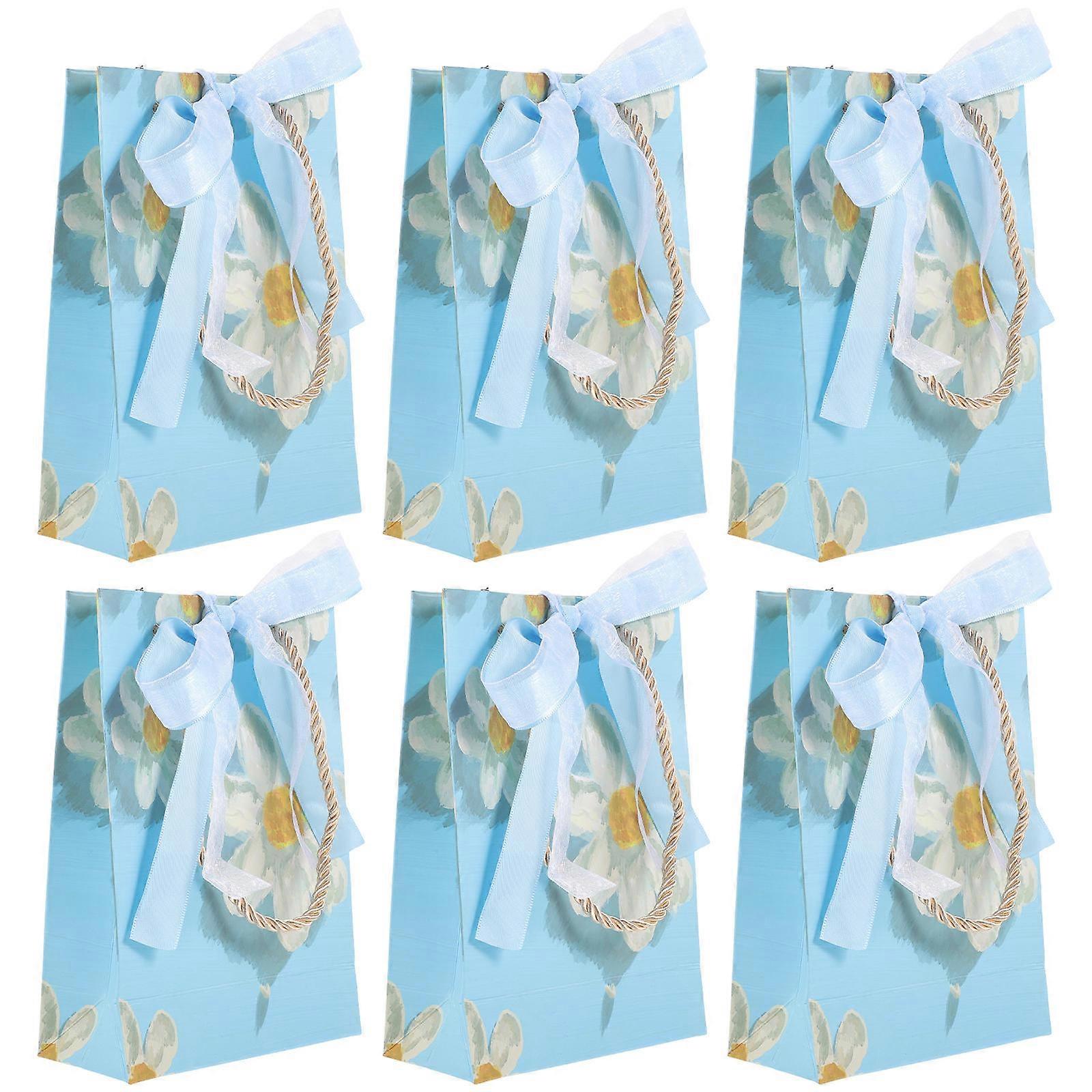 Single Bouquet Bag Wrapping Bags Multi-Colored Flower Pattern present Packaging 6Pcs