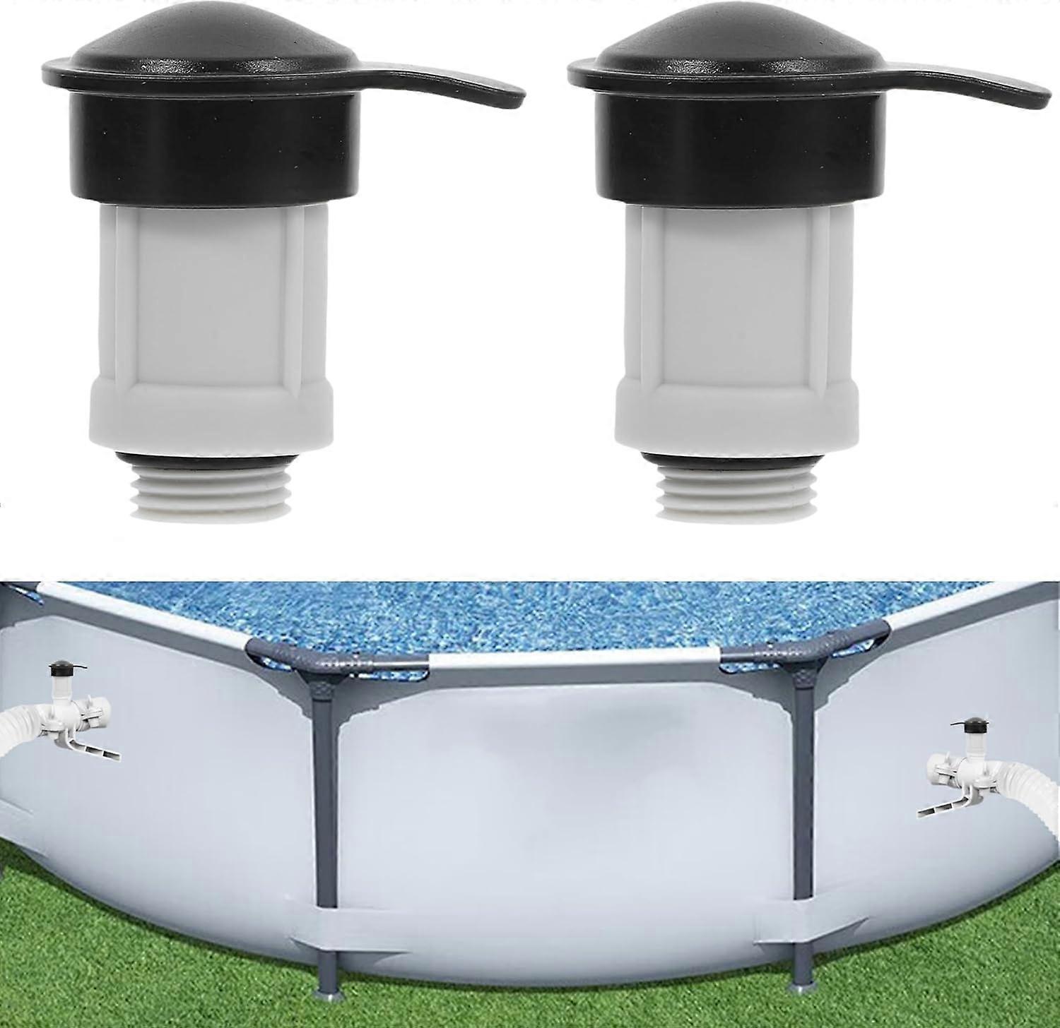 2Pack Pool Air Nozzle Valve & Air Nozzle Valve Cap Repl