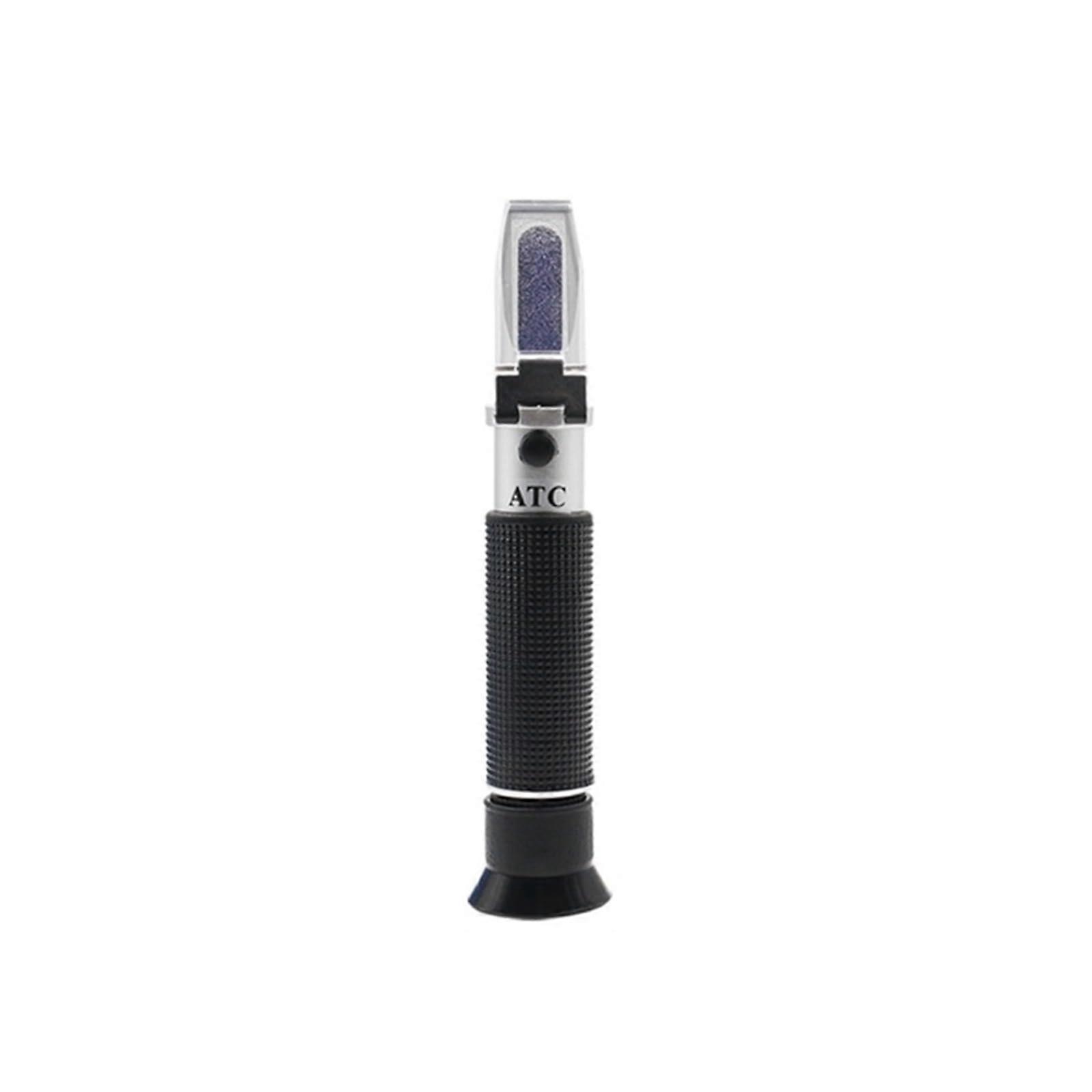 Brix Meter Handheld Salinity Refractometer 0 to Salinometer Salt Concentration Tester A black