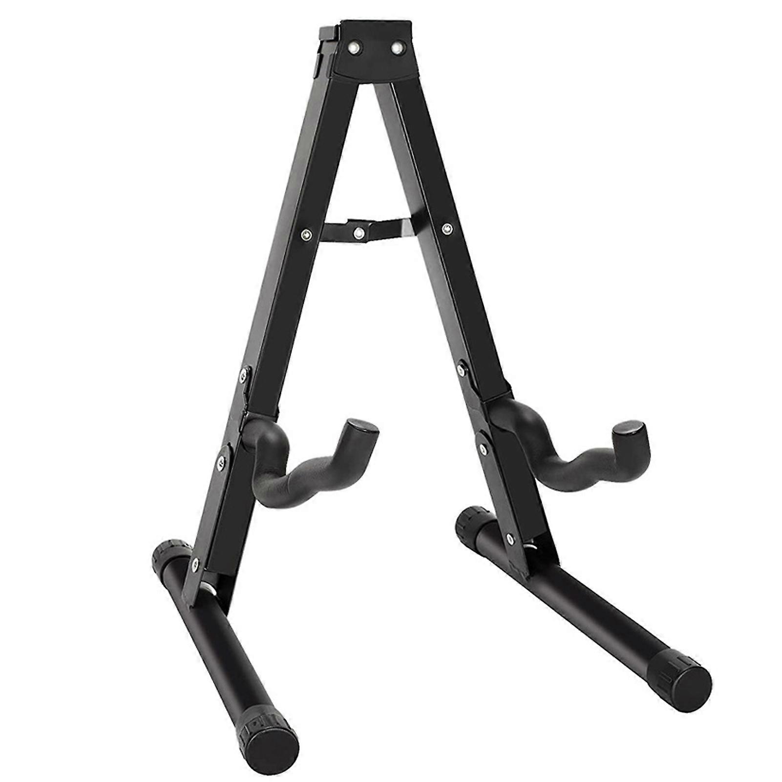 Guitar Stand A Frame Foldable Stable Standing Firm Fixation Strong Bearing Capacity Metal Guitar Holder Bracket