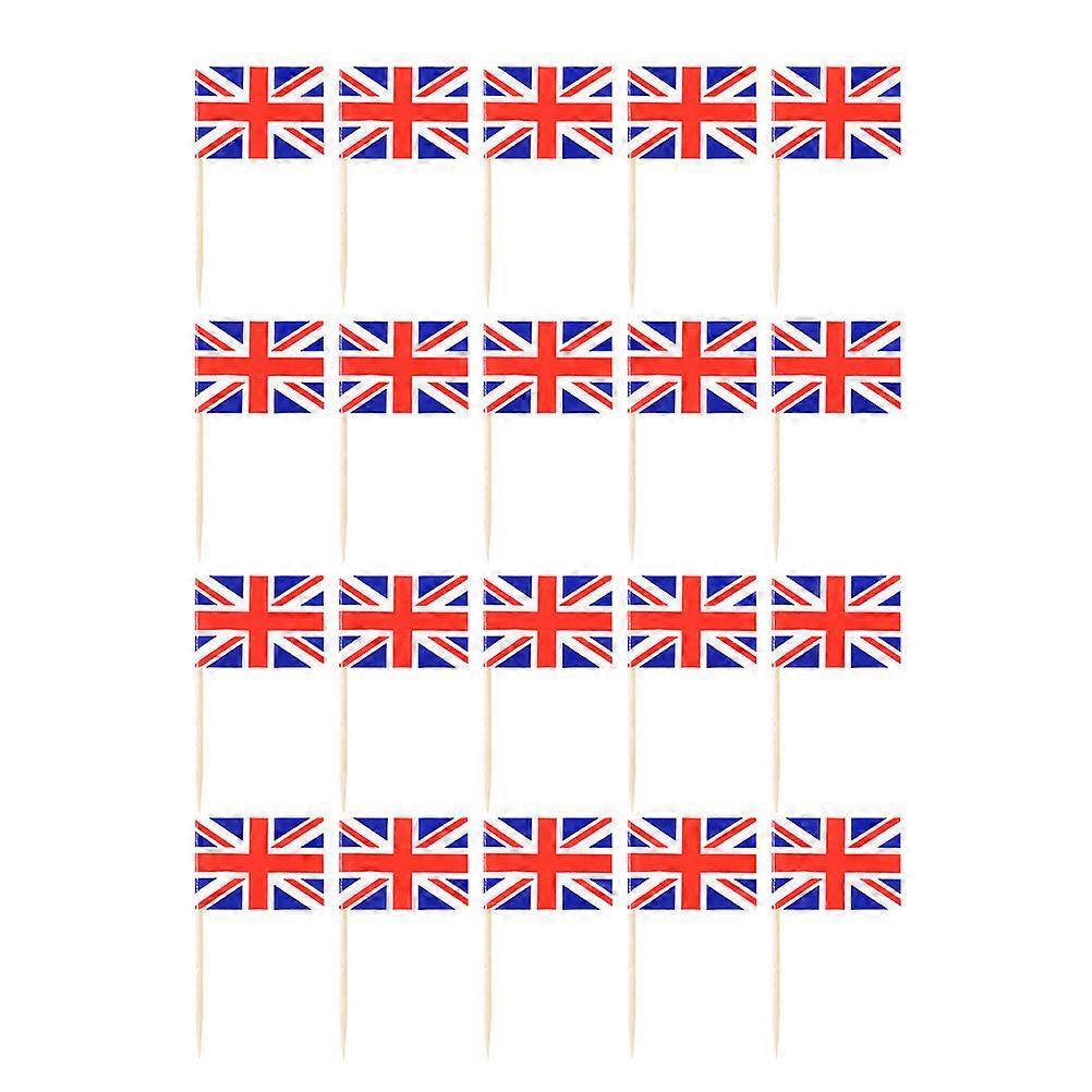 200pcs Festive Toothpick Flags for Cakes, Cupcakes, Desserts, and Snacks – Decorative Party Appetizer Picks