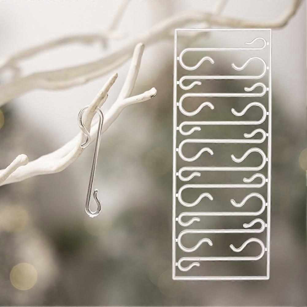 S-Shaped Decorative Hooks For Christmas Tree - Model B, Ornament Hangers, Classic Tree Decor