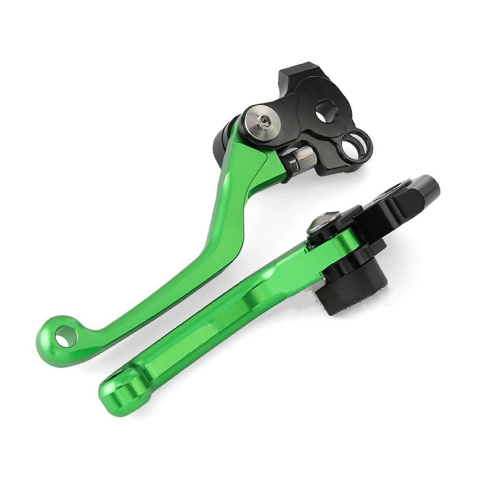 Brake Lever for KX 250 450 For KX250 For KX250X For KX450 For KX450SR For KX450X 2019 Pivot Brake Clutch Lever Grips Brake Lever (Green)