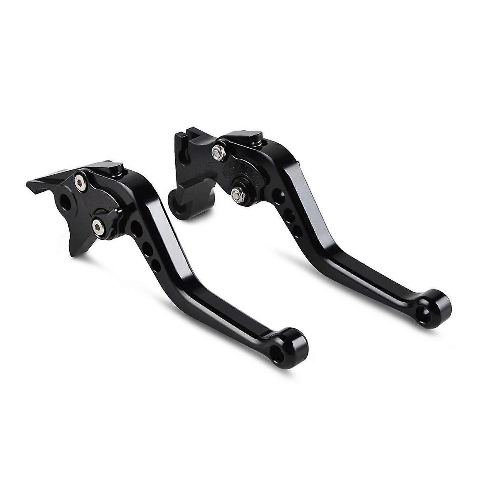Brake Handle For GS500F 20042009 For GS500 19892008 For GS500E 19941998 Motorcycle Long/Short Handle Lever Brake Clutch Lever (Black Short)