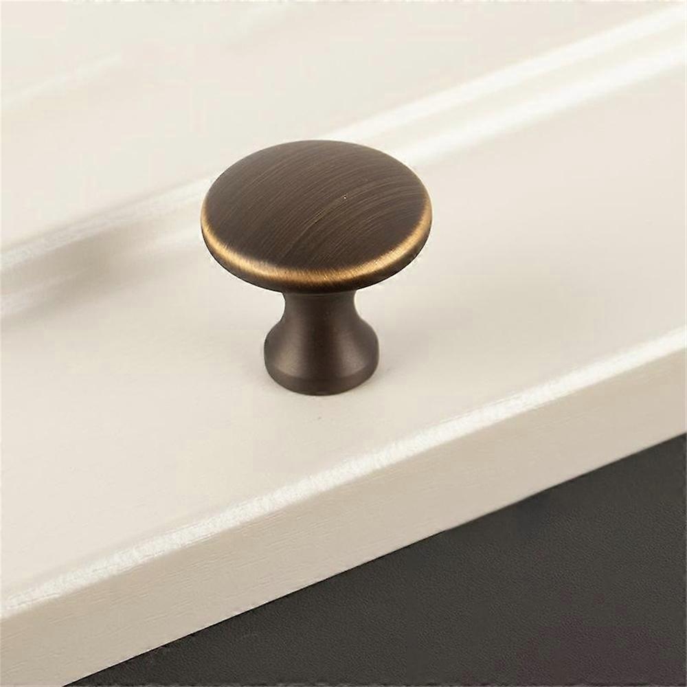BR97 Solid Brass Cabinet Drawer Pulls 32 x 31mm New Chinese Style Wardrobe Handle Single Hole Knobs 