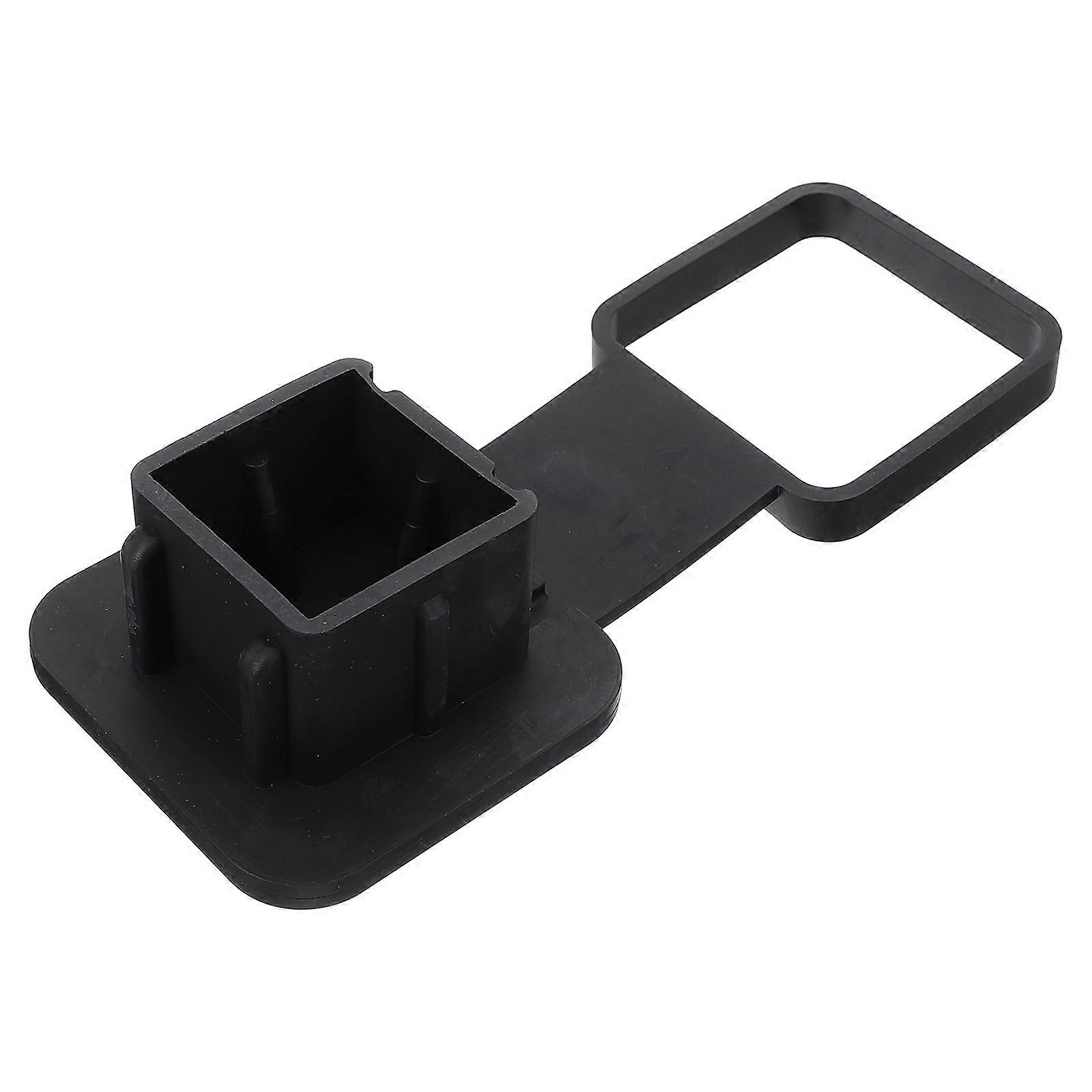 Car Tow Hitch Cover Trailer Hitch Protector Cap for Car Black
