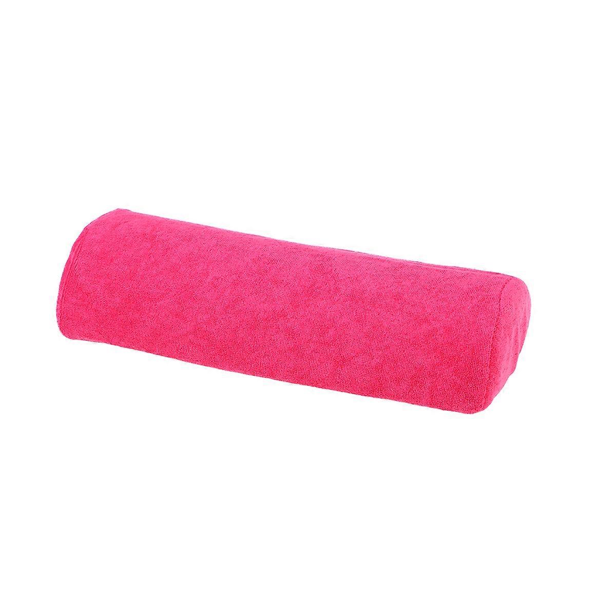 Rosy Plush Wrist Cushion for Manicure Relief Firm and Portable Fits Manicuring Table 7.8x4.7 Inches