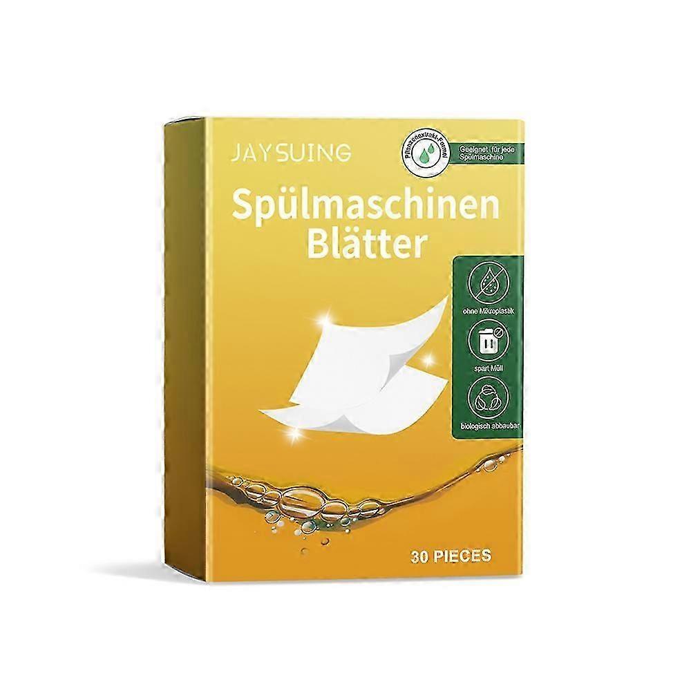 30 قطعة أقراص تنظيف غسالة الصحون Splmaschinen Bltter تزيل تراكم الترسبات الكلسية والرائحة