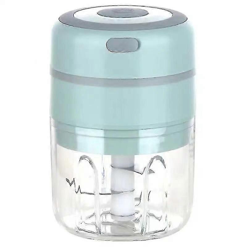 Mini Electric Chopper, Cordless Electric Garlic Press, Garlic Extractor 250ML Small Blender-Multi USB Charging Food Processor With 3 Blades
