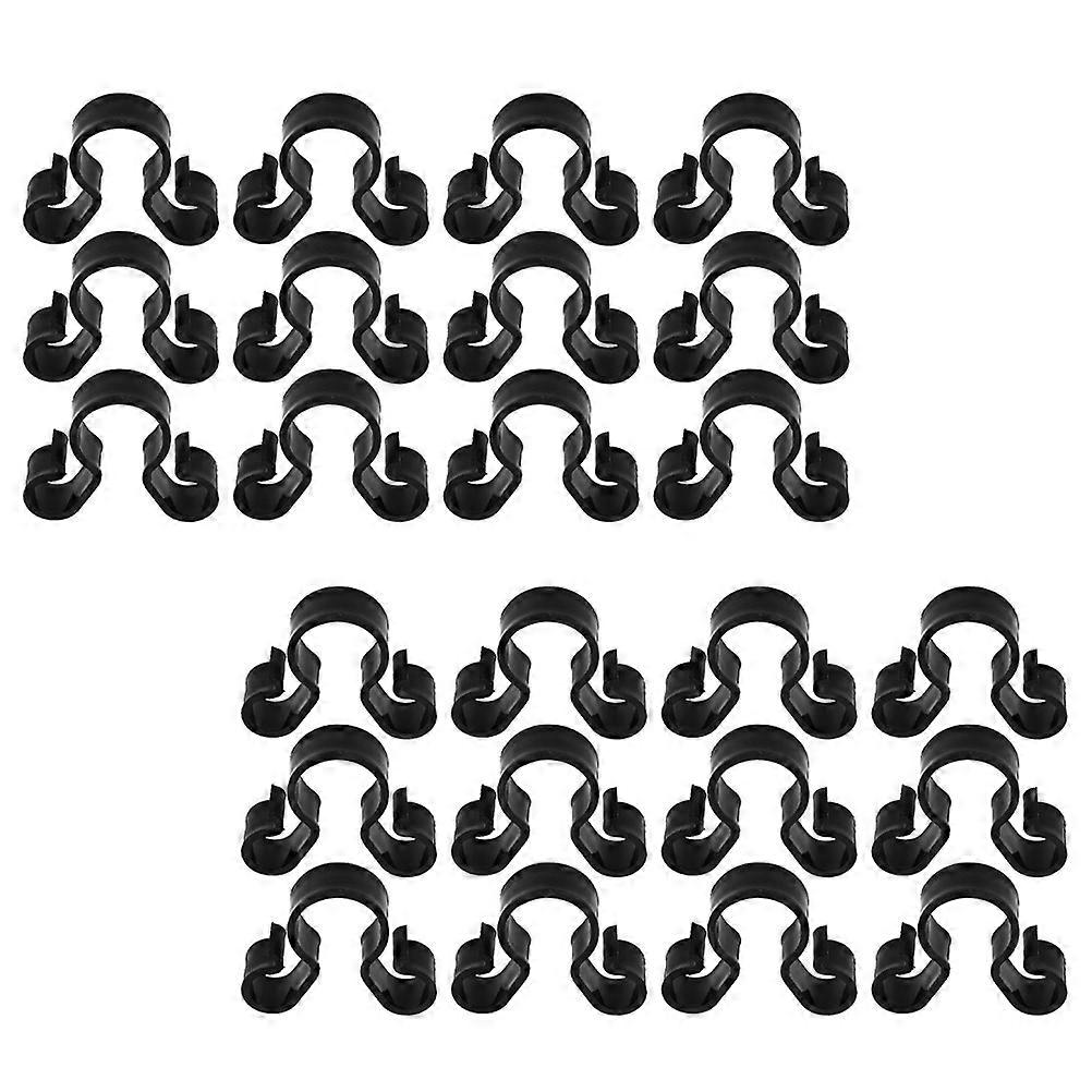Black Plastic with Dual Holders for Party Use Suitable for Candles or 24 Pieces