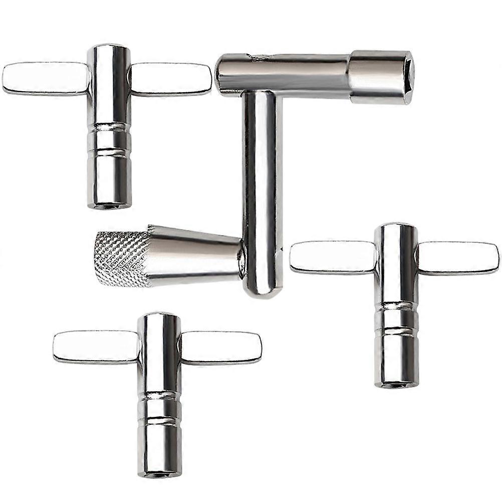 4pcs Drum Tuning Key Set Durable Metal Drum Wrench Tool for Percussion Instruments, Compatible with Acoustic Drums