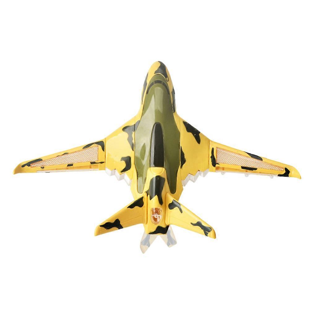 Electric Airplane Toy with ABS Material and Universal Wheels for Kids Features Sound