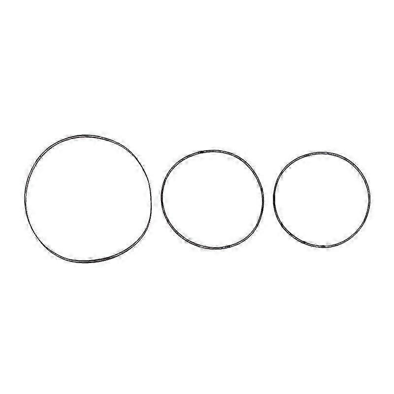 3 Pieces Rubber Belt Machine Recorder Belt For Sharp Gf-9191 Gf-9292 Gf-9494