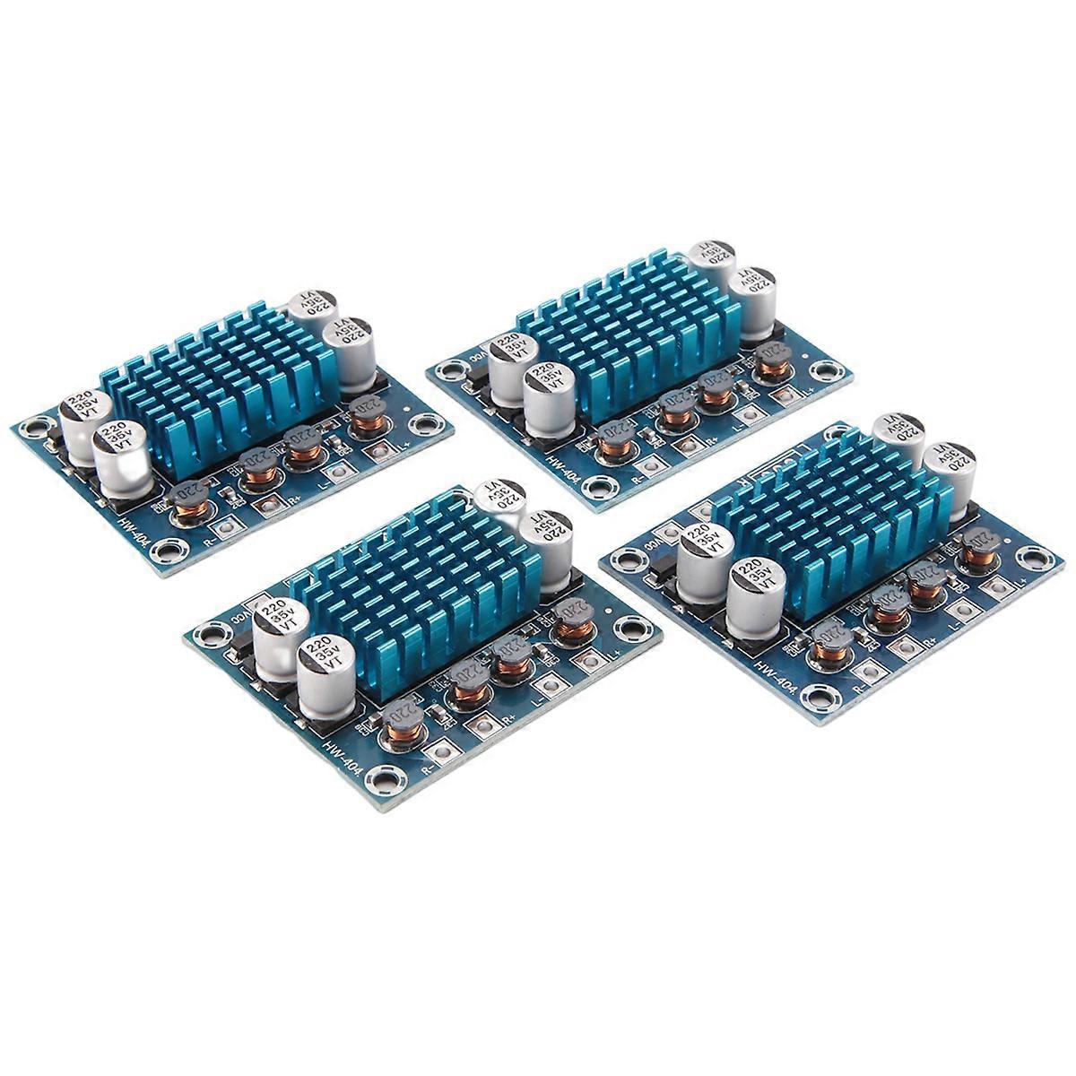 4Pcs 30W+30W 2.0 Channel Digital Stereo Audio Power Amplifier Board